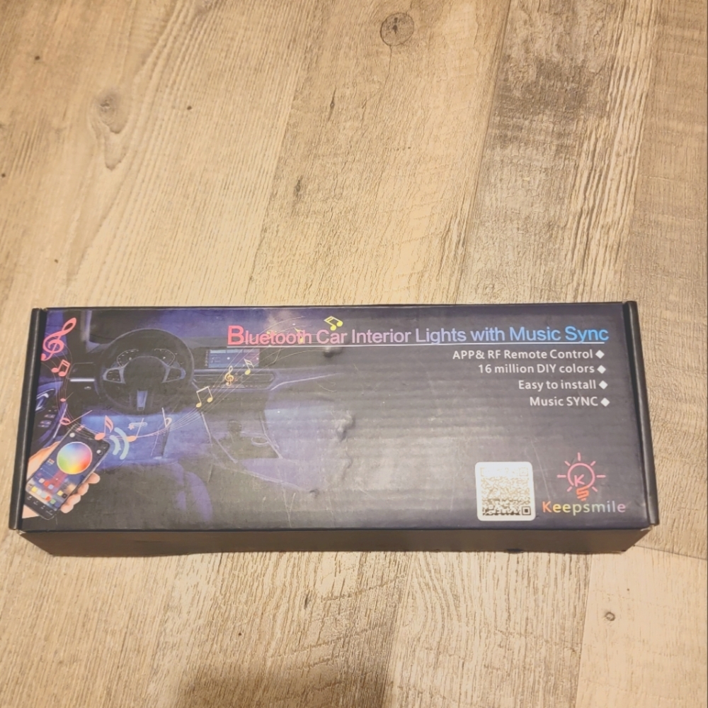 Bluetooth car interior accent lights